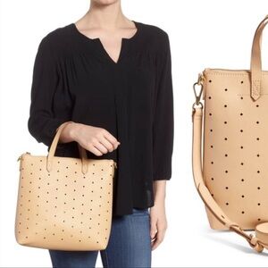 Madewell Mini Transport Perforated Leather Crossbody Bag - $168